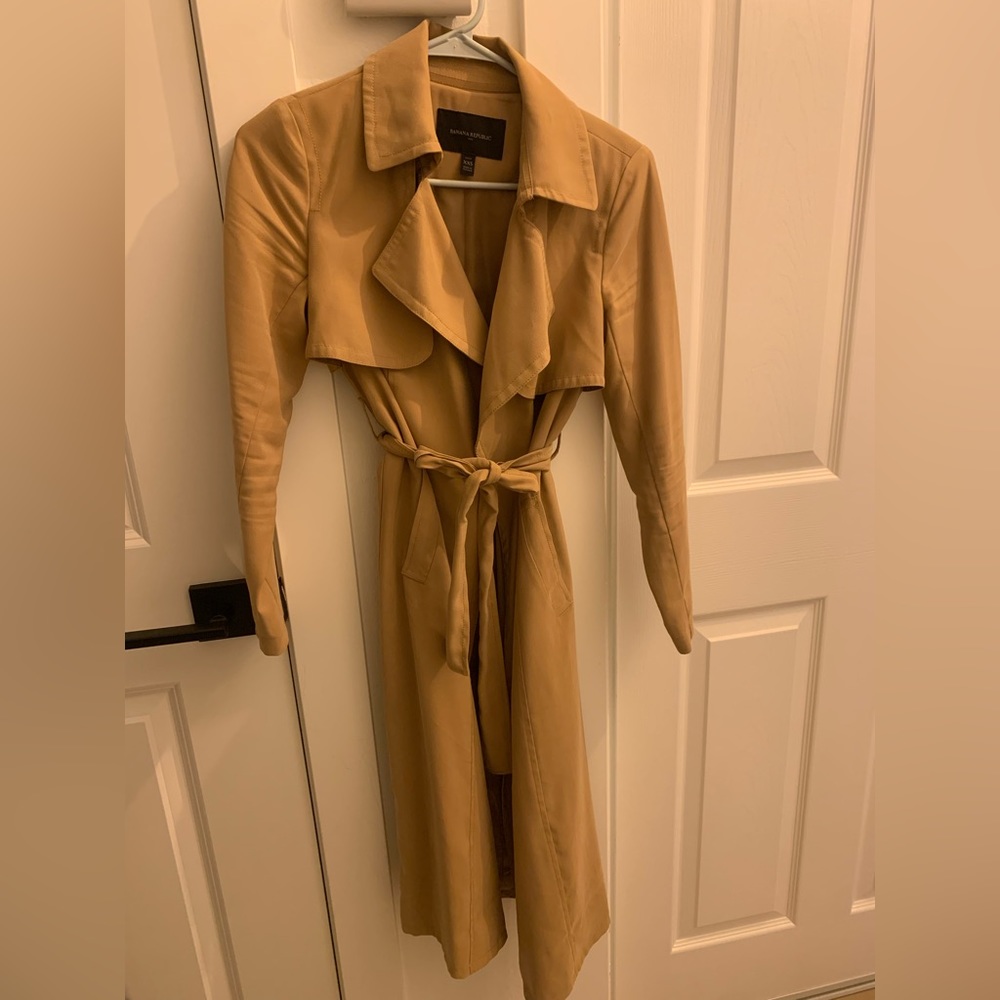 Banana Republic Tan Trench Coat